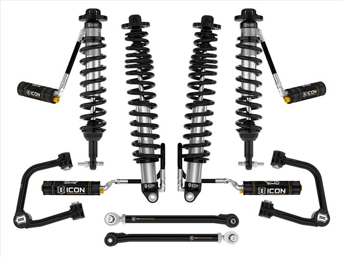 K40006TX ICON 21-23 Bronco Non-Sasquatch 3-4" Lift Stage 6 Suspension System, Tubular UCA, Heavy Rate Rear Spring at Sexton Offroad in Salt Lake City & Park City, Utah 1