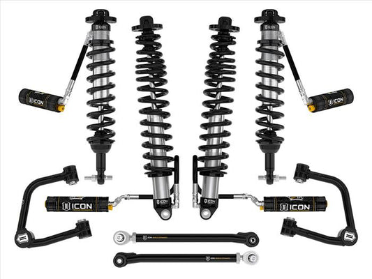 K40006TX ICON 21-23 Bronco Non-Sasquatch 3-4" Lift Stage 6 Suspension System, Tubular UCA, Heavy Rate Rear Spring at Sexton Offroad in Salt Lake City & Park City, Utah 1