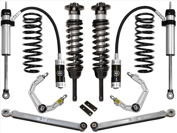 K53064 ICON 2010-2023 Toyota 4Runner/2010-2014 Toyota FJ Cruiser, 0-3.5" Lift Stage 4 Suspension System, Billet UCA at Sexton Offroad in Salt Lake City & Park City, Utah 1