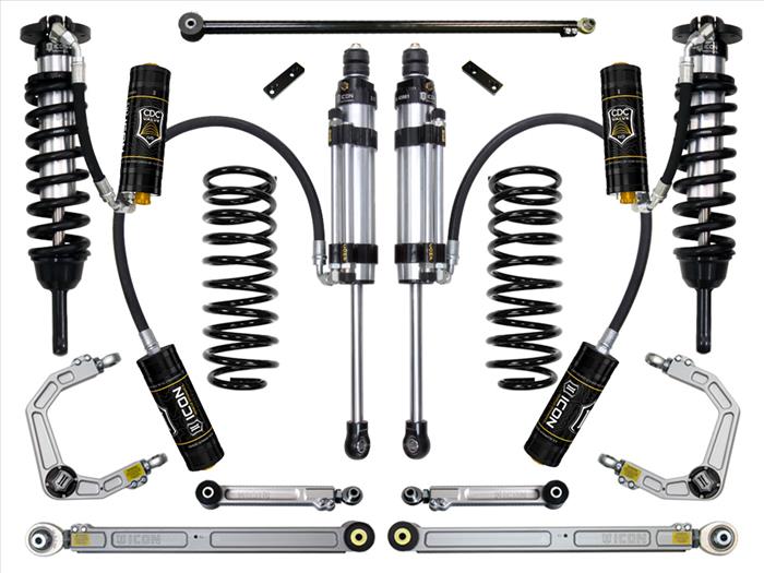 K53068 ICON 2010-2023 Toyota 4Runner/2010-2014 Toyota FJ Cruiser, 0-3.5" Lift Stage 8 Suspension System, Billet UCA at Sexton Offroad in Salt Lake City & Park City, Utah 1