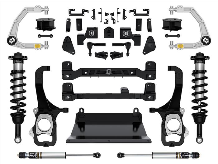 K53272 ICON 2022-2023 Toyota Tundra, 6" Lift Stage 2 Suspension System with Billet Upper Control Arms at Sexton Offroad in Salt Lake City & Park City, Utah 1