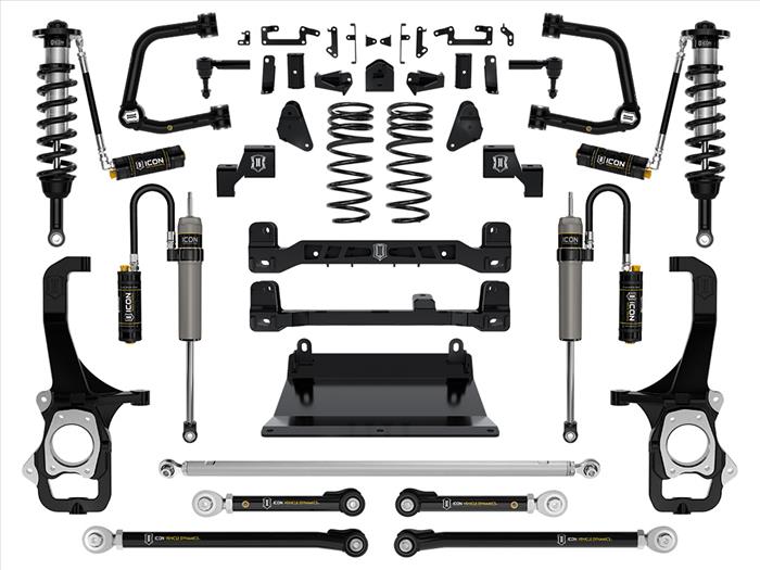 K53277T ICON 2022-2023 Toyota Tundra, 6" Lift Stage 7 Suspension System with Tubular Upper Control Arms at Sexton Offroad in Salt Lake City & Park City, Utah 1