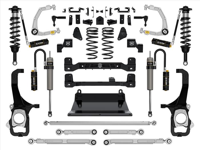 K53277 ICON 2022-2023 Toyota Tundra, 6" Lift Stage 7 Suspension System with Billet Upper Control Arms at Sexton Offroad in Salt Lake City & Park City, Utah 1