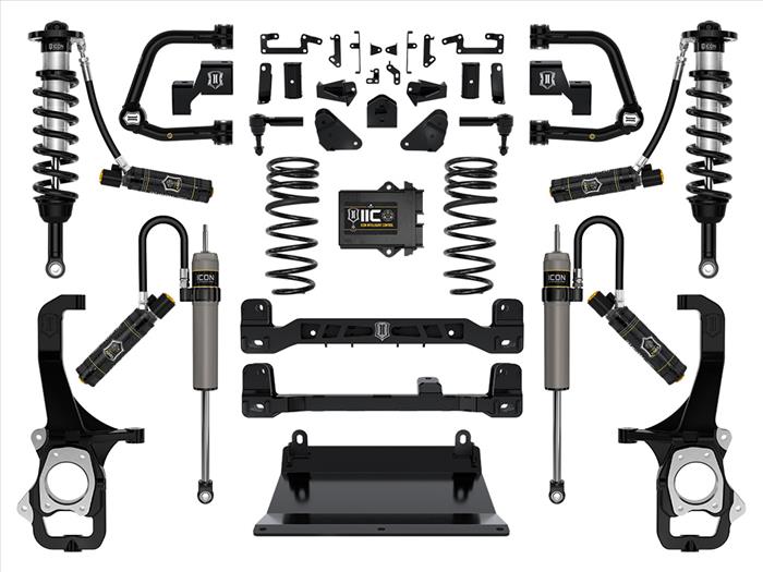 K53278T ICON 2022-2023 Toyota Tundra, 6" Lift Stage 8 Suspension System with Tubular Upper Control Arms at Sexton Offroad in Salt Lake City & Park City, Utah 1