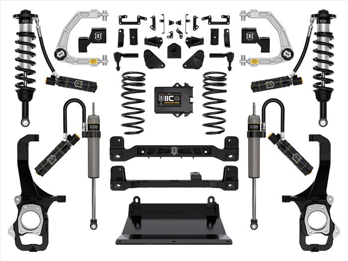 K53278 ICON 2022-2023 Toyota Tundra, 6" Lift Stage 8 Suspension System with Billet Upper Control Arms at Sexton Offroad in Salt Lake City & Park City, Utah 1
