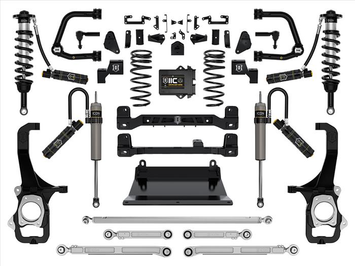 K53279T ICON 2022-2023 Toyota Tundra, 6" Lift Stage 9 Suspension System with Tubular Upper Control Arms at Sexton Offroad in Salt Lake City & Park City, Utah 1