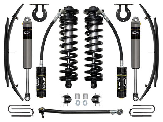 K63142L ICON 2017-2023 Ford F-250/F-350 Super Duty 4WD, 2.5-3" Lift, Stage 2 Coilover System w/ Expansion Packs at Sexton Offroad in Salt Lake City & Park City, Utah 1