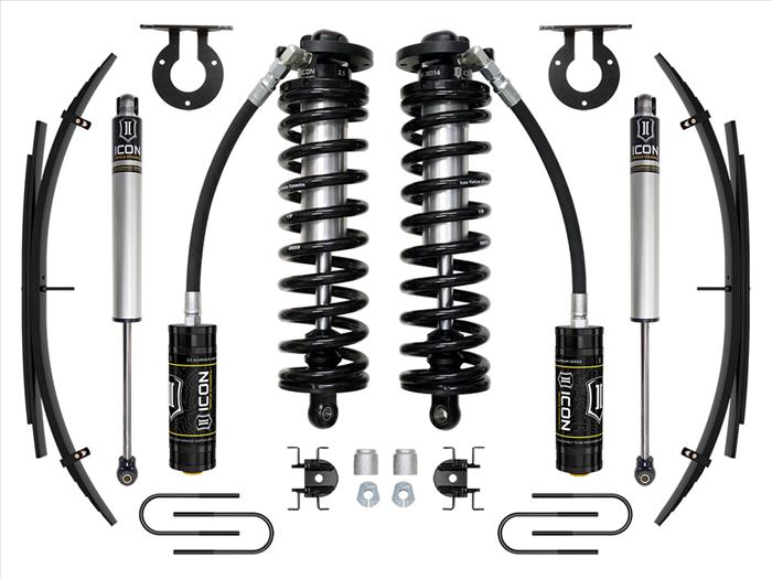 K63181 ICON 08-10 Ford F250/F350, 2.5-3" Lift, Stage 1 Coilover System w/ Leaf Springs at Sexton Offroad in Salt Lake City & Park City, Utah 1