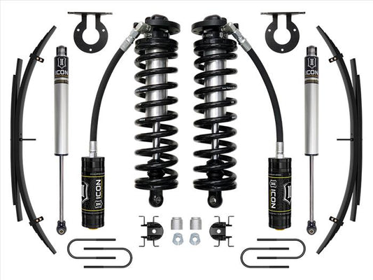 K63181 ICON 08-10 Ford F250/F350, 2.5-3" Lift, Stage 1 Coilover System w/ Leaf Springs at Sexton Offroad in Salt Lake City & Park City, Utah 1
