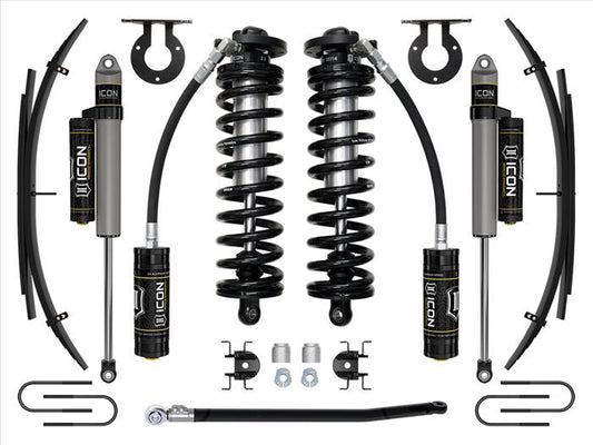 K63183 ICON 08-10 Ford F250/F350, 2.5-3" Lift, Stage 3 Coilover System w/ Leaf Springs at Sexton Offroad in Salt Lake City & Park City, Utah 1