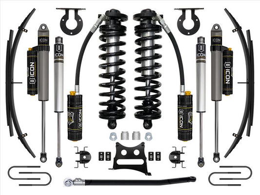 K63184 ICON 08-10 Ford F250/F350, 2.5-3" Lift, Stage 4 Coilover System w/ Leaf Springs at Sexton Offroad in Salt Lake City & Park City, Utah 1
