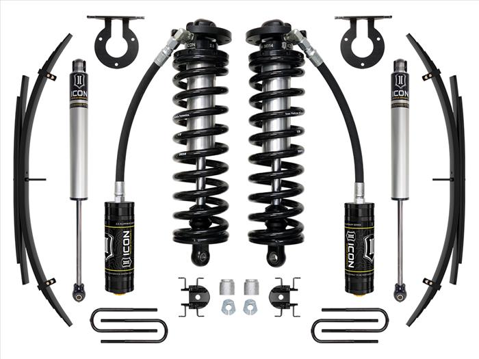 K63191 ICON 11-16 Ford F250/F350, 2.5-3" Lift, Stage 1 Coilover System w/ Leaf Springs at Sexton Offroad in Salt Lake City & Park City, Utah 1