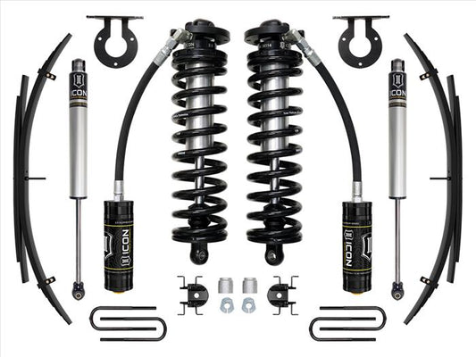K63191 ICON 11-16 Ford F250/F350, 2.5-3" Lift, Stage 1 Coilover System w/ Leaf Springs at Sexton Offroad in Salt Lake City & Park City, Utah 1