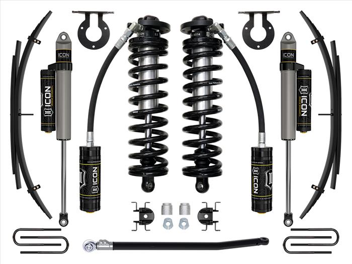 K63193 ICON 11-16 Ford F250/F350, 2.5-3" Lift, Stage 3 Coilover System w/ Leaf Springs at Sexton Offroad in Salt Lake City & Park City, Utah 1