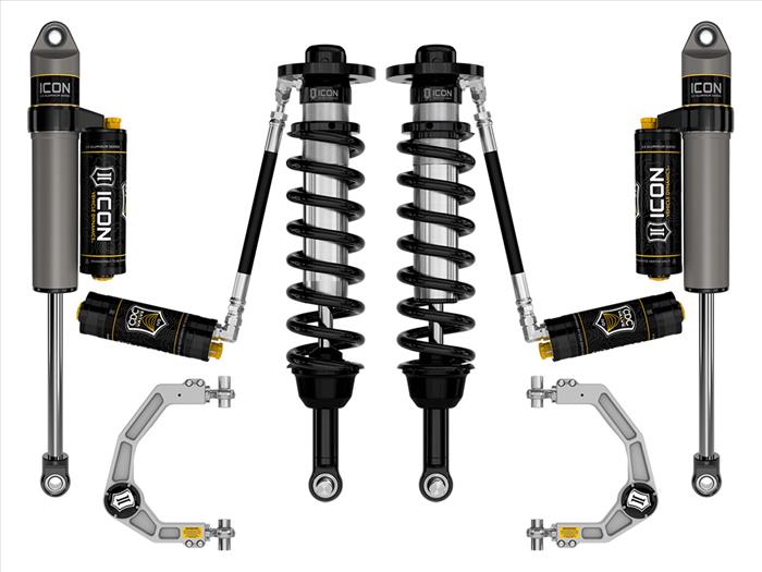 K93134 ICON 2021-2023 Ford F-150 4WD, 2.75-3.5" Lift, Stage 4 Suspension System, Billet UCA at Sexton Offroad in Salt Lake City & Park City, Utah 1