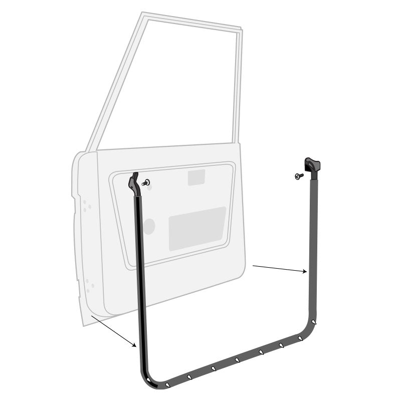 Dennis Carpenter Lower Door Seal Kit - Premium Line - 1966-77 Ford Bronco