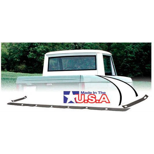Dennis Carpenter Lower Rear of Roof To Top of Bed Seal - Half Cab - 1966-72 Ford Bronco