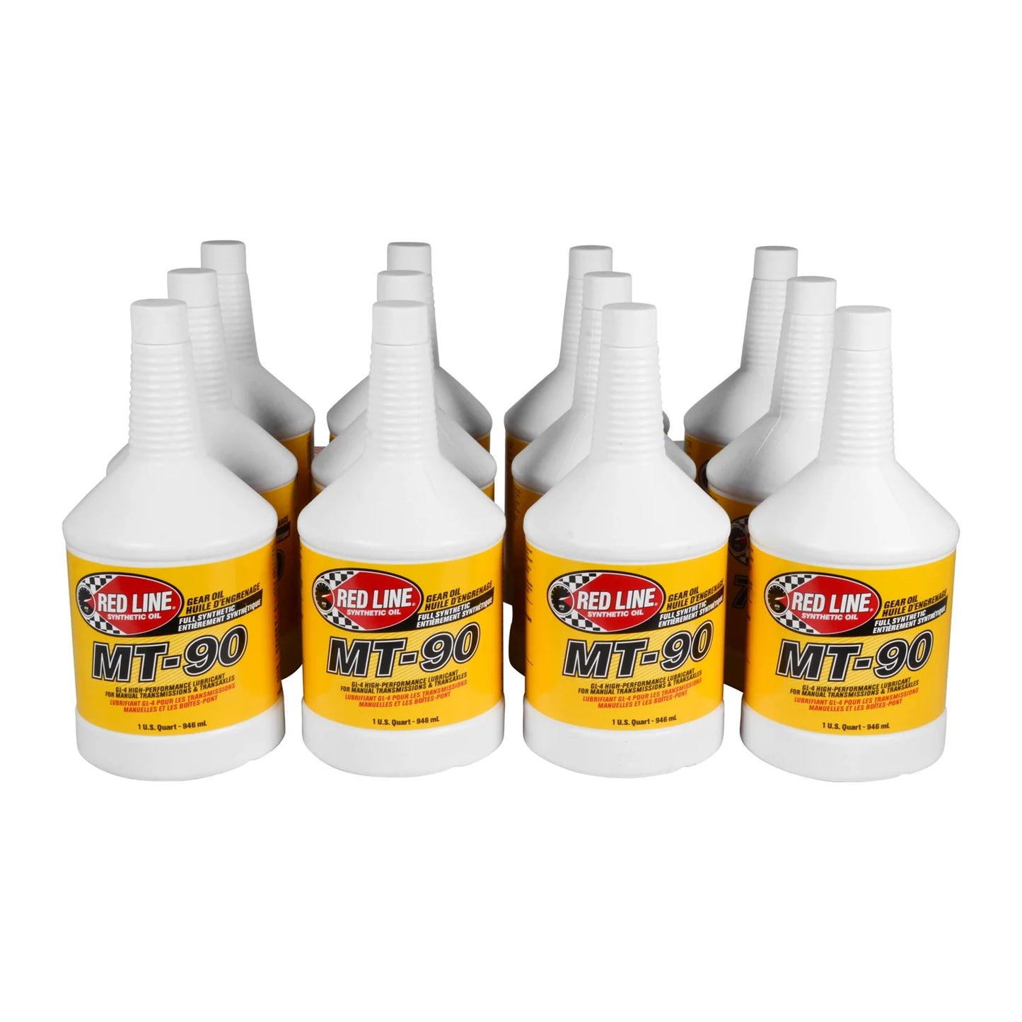 OILSYN-101-12 Yukon Gear Oil Red Line Synthetic 50304 75W90 GL-4 M/T (Case) at Sexton Offroad in Salt Lake City & Park City, Utah. 1