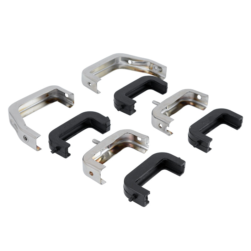 Dennis Carpenter Radiator Mounting Brackets - 4 Row 1966-1977 Bronco