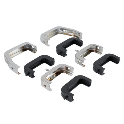 Dennis Carpenter Radiator Mounting Brackets - 4 Row 1966-1977 Bronco