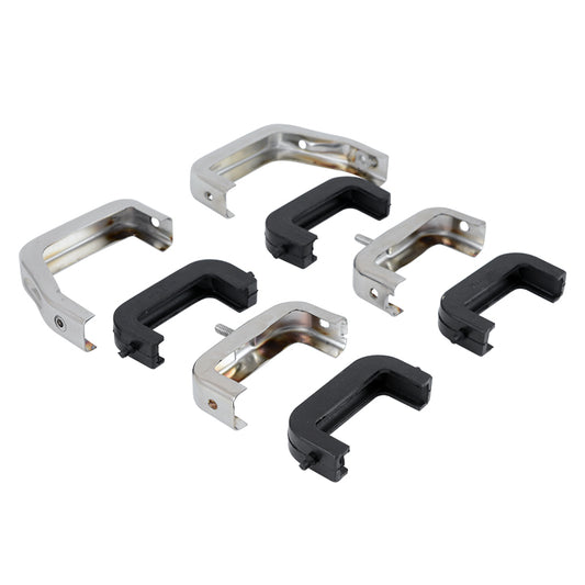 Dennis Carpenter Radiator Mounting Brackets - 4 Row 1966-1977 Bronco