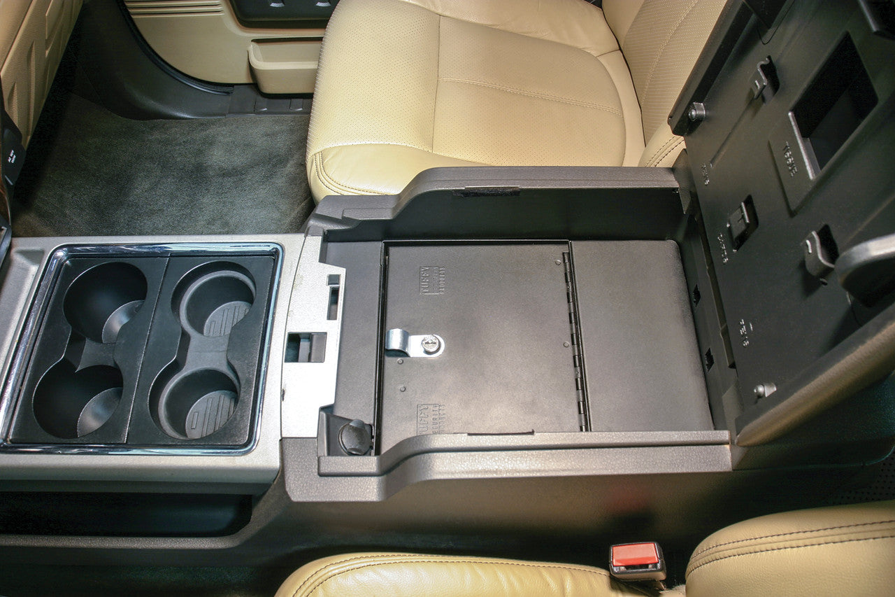 Tuffy Security Products | Console Safe | Standard Key | Ford Super Duty | 2011-2016