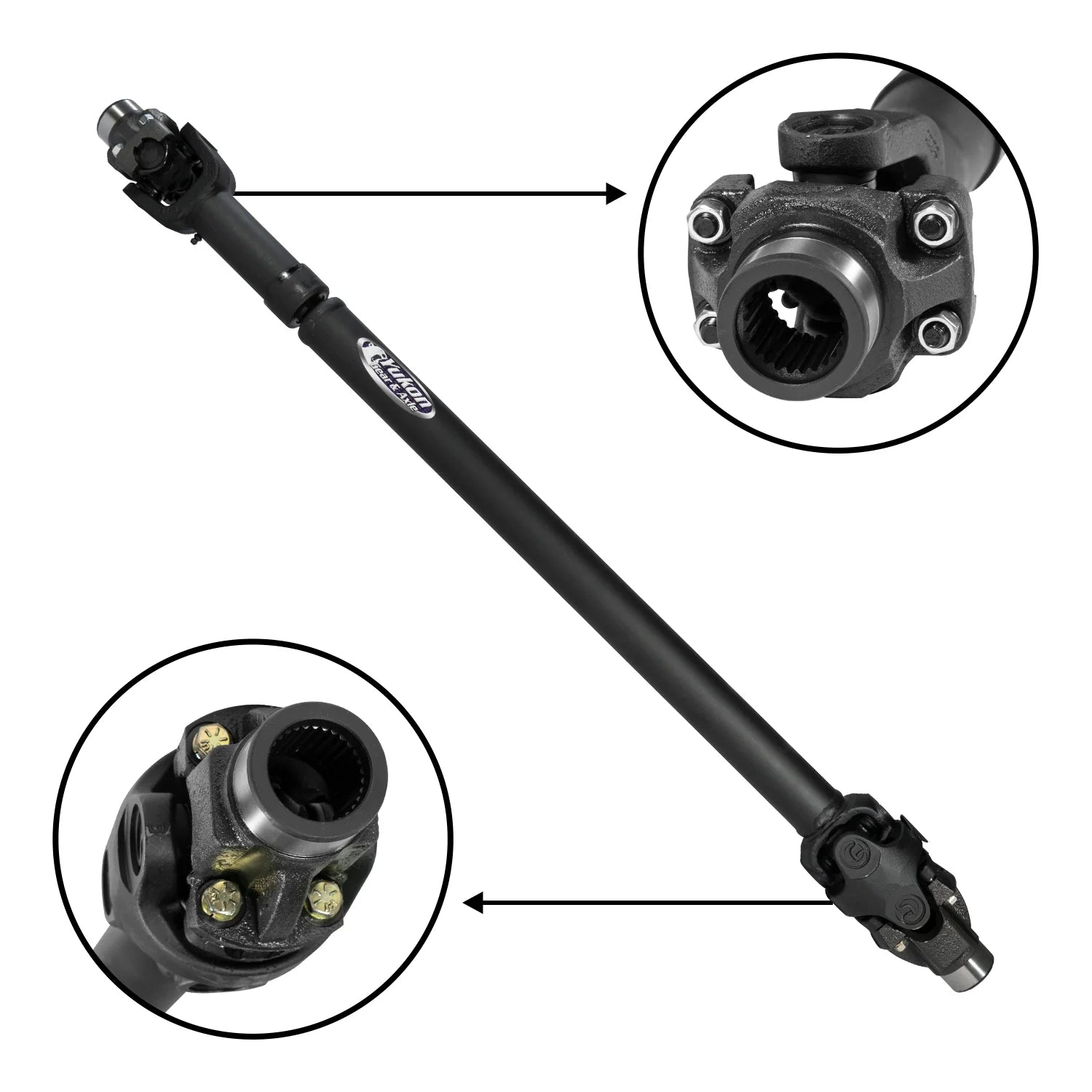 YDS033 Yukon performance front driveshaft, 2018 Jeep JL Sahara 4 Dr, Auto, Selec-Trac at Sexton Offroad in Salt Lake City & Park City, Utah 1