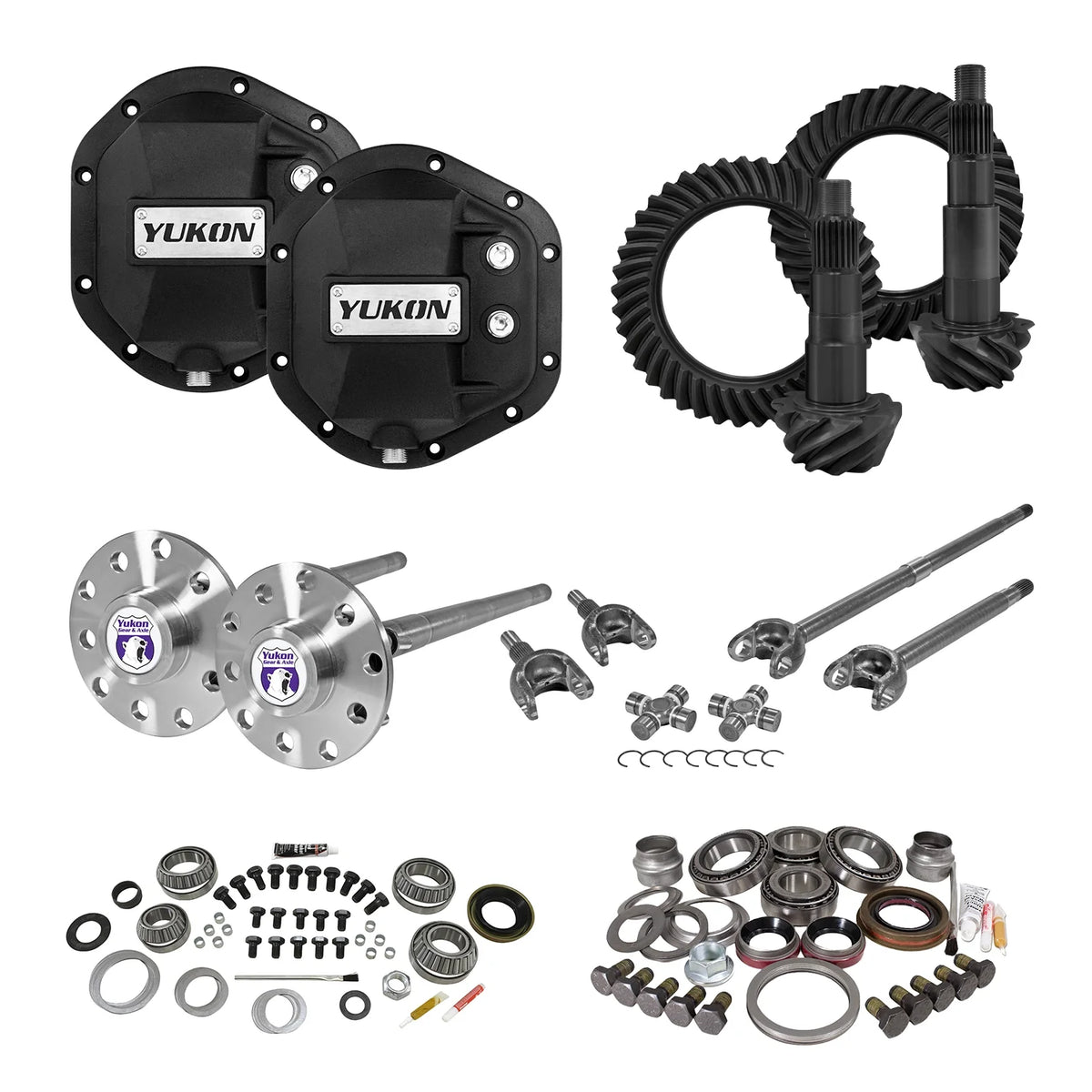 YGK015stg4 Yukon Stage 4 Jeep JK Re-Gear Kit w/Covers Fr & Rr Axles, Dana 44, 4.88 Ratio at Sexton Offroad in Salt Lake City & Park City, Utah 1