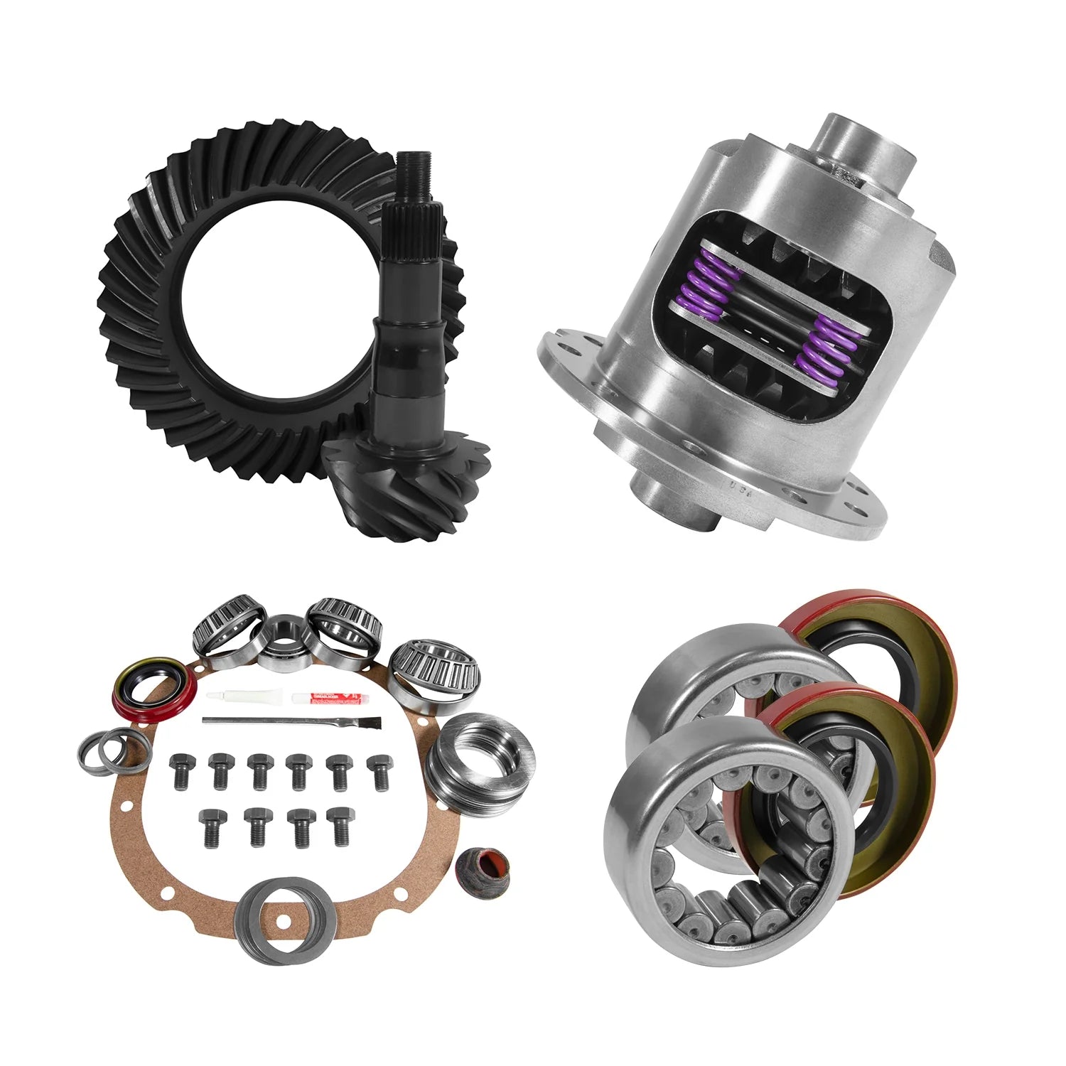 YGK2060 8.8" Ford 3.55 Rear Ring & Pinion, Install Kit, 31spl Posi, 2.99" Axle Bearings at Sexton Offroad in Salt Lake City & Park City, Utah 1