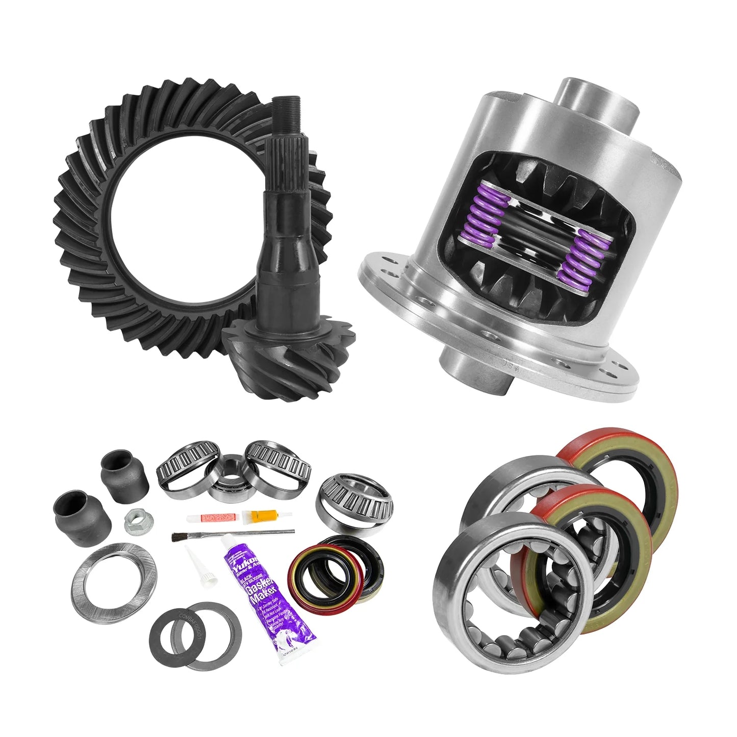 YGK2093 9.75" Ford 4.11 Rear Ring & Pinion, Install Kit, 34spl Posi, Axle Bearings at Sexton Offroad in Salt Lake City & Park City, Utah 1