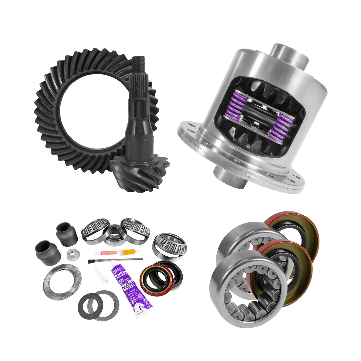 YGK2097 9.75" Ford 3.55 Rear Ring & Pinion, Install Kit, 34spl Posi, 2.99" Axle Bearing at Sexton Offroad in Salt Lake City & Park City, Utah 1