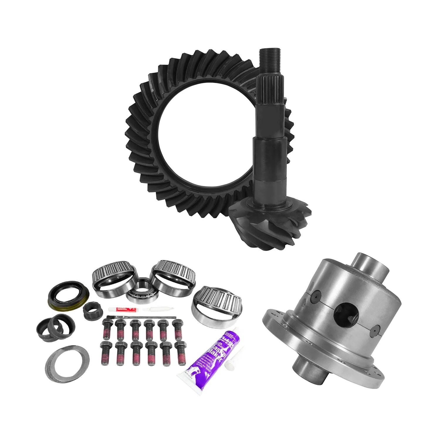 YGK2111 11.5" AAM 4.56 Rear Ring & Pinion, Install Kit, Posi, 4.125" OD Pinion Bearing at Sexton Offroad in Salt Lake City & Park City, Utah 1