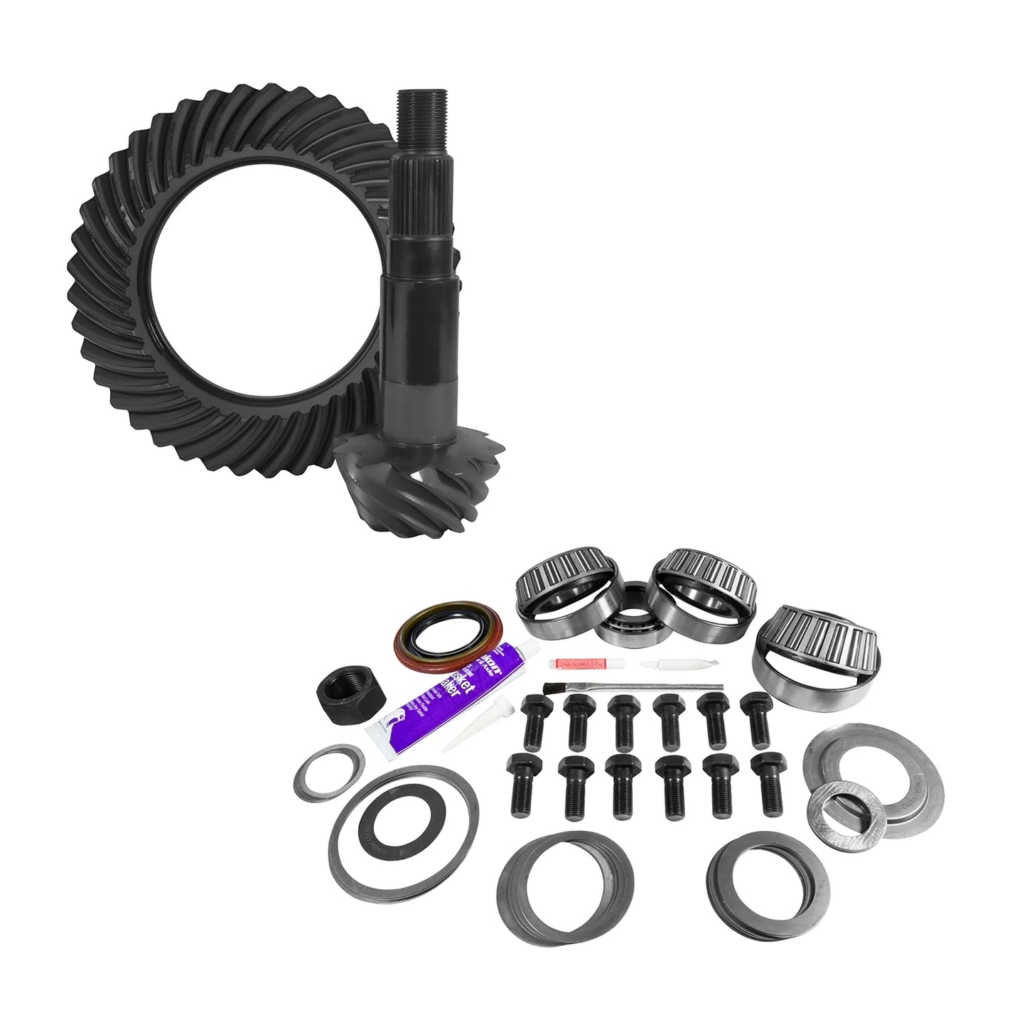 YGK2157 11.25" Dana 80 3.54 Rear Ring & Pinion, Install Kit, 4.125" OD Head Bearing at Sexton Offroad in Salt Lake City & Park City, Utah 1