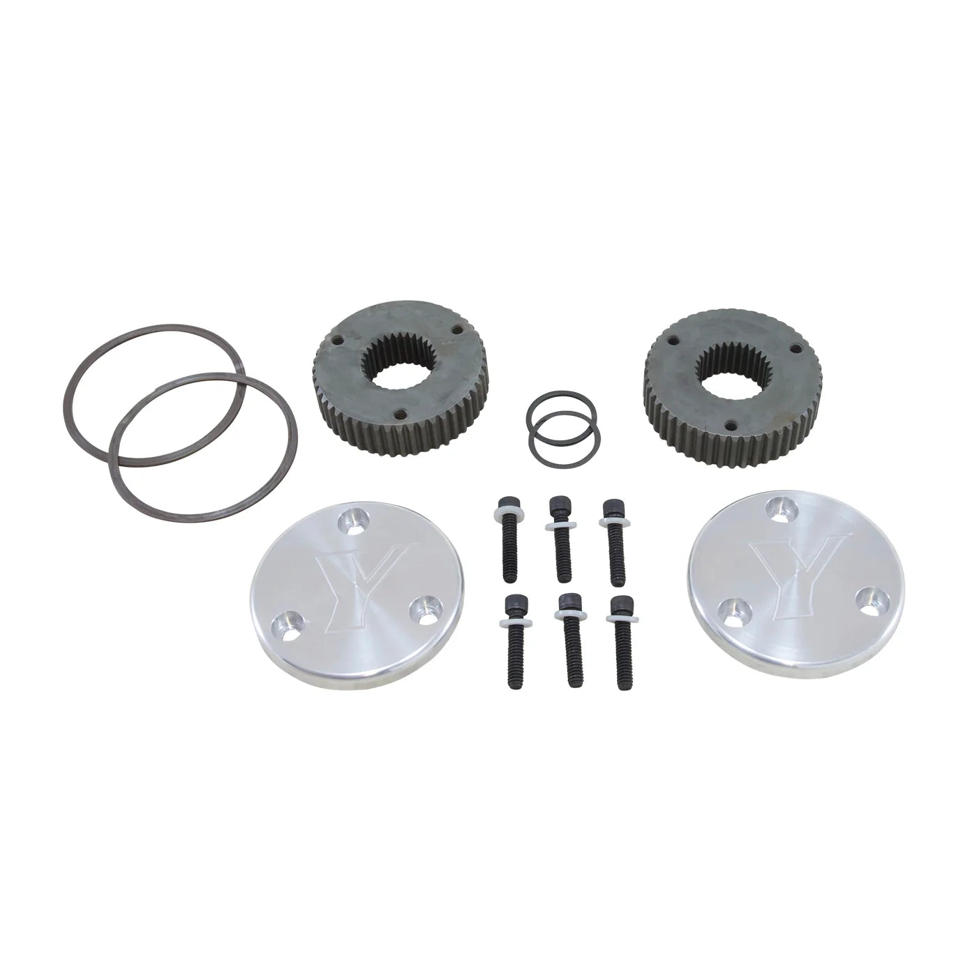 YHC50001 Yukon Hardcore Drive Flange Kit Dana 44 30-Spl Outer Stubs w/Engraved Caps at Sexton Offroad in Salt Lake City & Park City, Utah 1