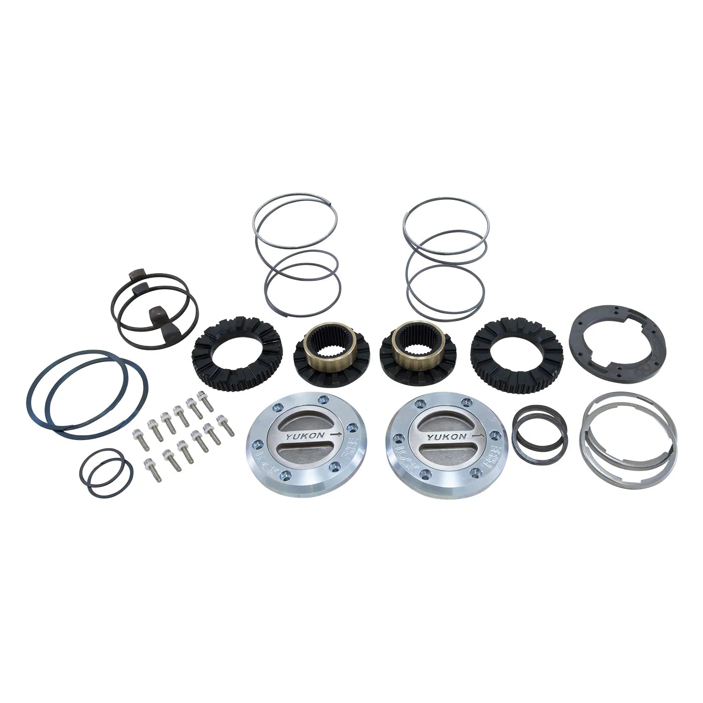 YHC70009 Yukon Hardcore Locking Hub set, ‘00-‘17 Dodge 3/4 & 1-Ton Front w/Spin Free Kit at Sexton Offroad in Salt Lake City & Park City, Utah 1