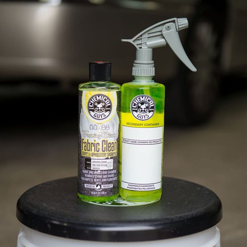 Chemical Guys Foaming Fabric Clean Carpet/Upholstery Shampoo & Odor Eliminator - 16oz - case of 6