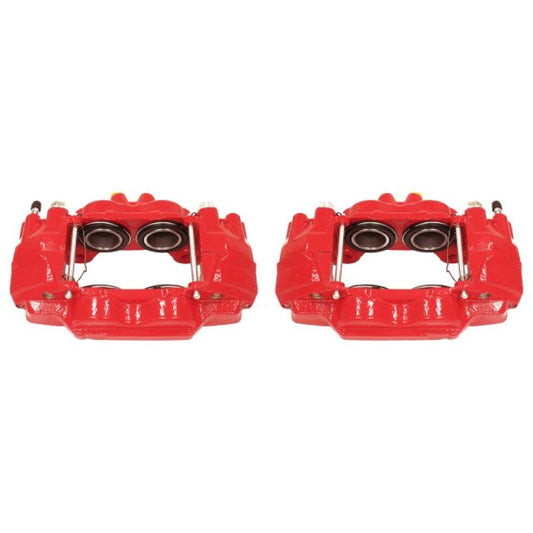 Power Stop 03-09 Toyota 4Runner Front Red Calipers w/o Brackets - Pair