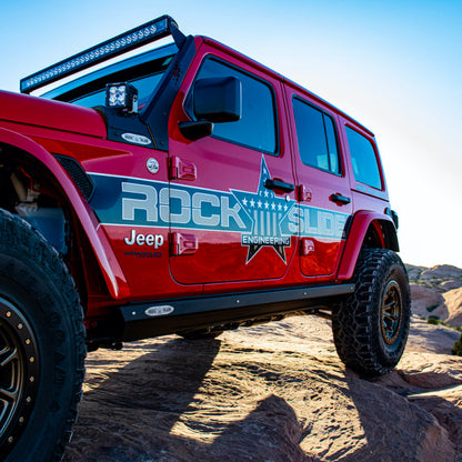 Rock Slide Engineering 2026 Jeep JL 4 Door Step Sliders 3rd Gen Driver Side Sub Part