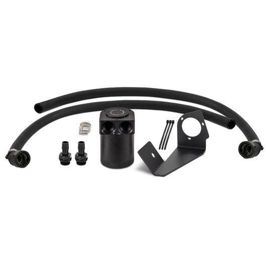 Mishimoto 2025+ RAM 1500 3.0L Hurricane Baffled Oil Catch Can Kit - Black