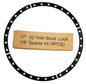 Raceline 17in 32 Hole 1/8in Bead Lock Spacer Kit (4pcs)