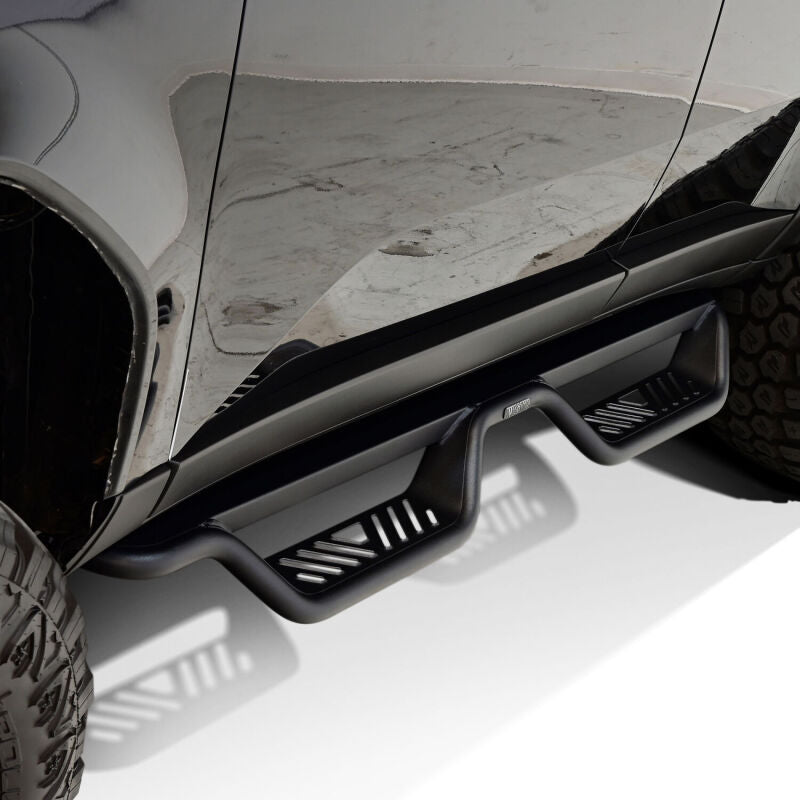 Westin 24-26 Toyota Land Cruiser Outlaw Drop Nerf Step Bars Textured Black