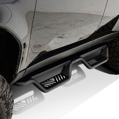 Westin 24-26 Toyota Land Cruiser Outlaw Drop Nerf Step Bars Textured Black