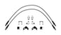 Wilwood Flexline Kit 25 inch 3/8-24 to 90 Degree
