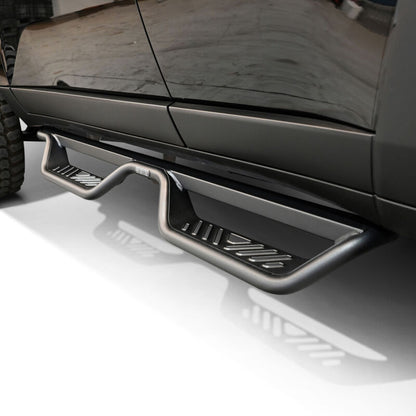 Westin 24-26 Toyota Land Cruiser Outlaw Drop Nerf Step Bars Textured Black
