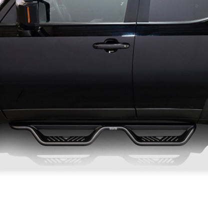 Westin 24-26 Toyota Land Cruiser Outlaw Drop Nerf Step Bars Textured Black