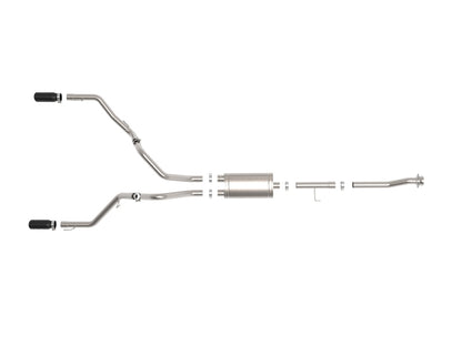 aFe 21-26 Ford F150 Tremor Vulcan Series 3IN 304SS Cat-Back Exhaust Dual Rear Exit w/Black Tip