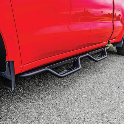 Westin 14-18 Chevy/GMC Silverado/Sierra 1500/2500/3500 Double Cab Outlaw Drop Nerf Bars Tex Black