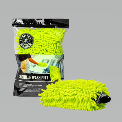 Chemical Guys Chenille Premium Scratch-Free Microfiber Wash Mitt - case of 12