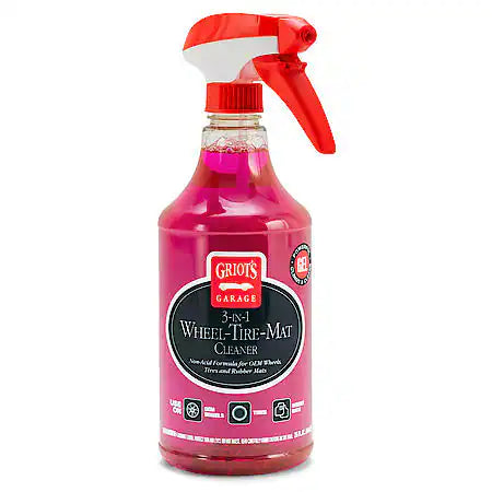 Griots 3 In 1 Wheel Tire Mat Cleaner- 25 Ounces - Case of 12
