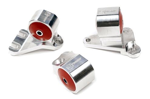 Innovative 88-91 Civic B-Series Silver Aluminum Mounts 75A Bushings (Cable to Hydro Conversion)